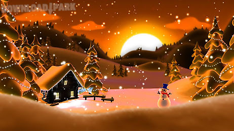 Winter snow live wallpaper lwp Android Animiert Hintergrundbild