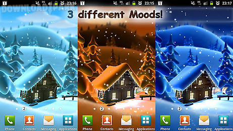 winter snow live wallpaper lwp