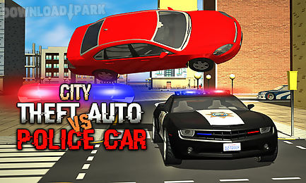city theft auto vs police car
