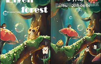 Elven forest go launcher theme