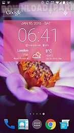 weather clock widget android