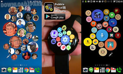 bubble widgets + wear launcher