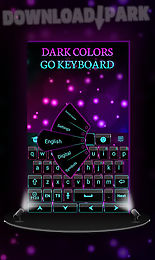 dark colors go keyboard theme