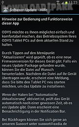 update app for odys tablet pcs