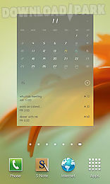 flip calendar + widget