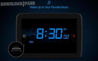 my alarm clock select