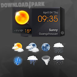 3d clock current weather free