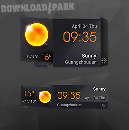 3d clock current weather free