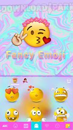 fancy emoji kika keyboardtheme