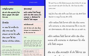 Free thai fonts for flipfont