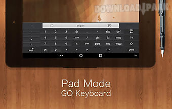 Go keyboard plugin- tablet,pad