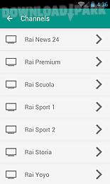 italy tv channels