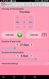 menstrual ovulation calendar