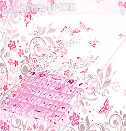 keyboard fancy pink