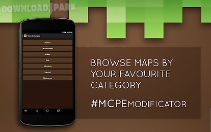 mods & maps-mcpe modificator