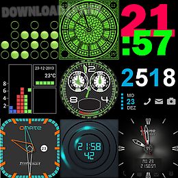 27 watch faces for wear & sony