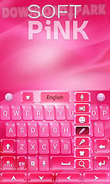 soft pink go keyboard theme