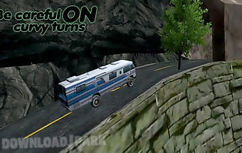Uphill climb bus drive-offroad