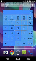 widget calculator multicolor
