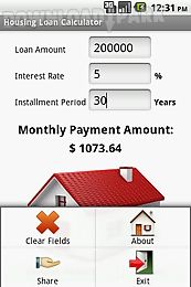 housing loan calculator