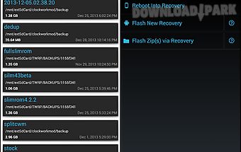 Nandroid manager * root