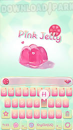 pink jelly kika keyboard theme