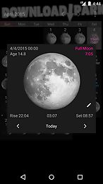 simple moon phase widget