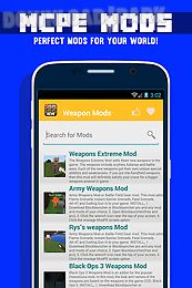 weapon mod for mcpe!