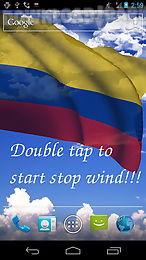 3d colombia flag lwp