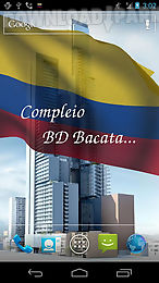 3d colombia flag lwp