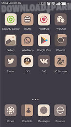 dark woods hola launcher theme