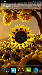 flower clock free wallpaper