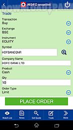 hdfc securities mobiletrading