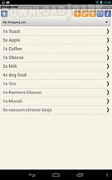 shopping grocery list - free
