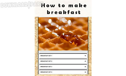 how to make breakfast