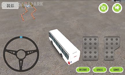 bus parking 3d 2015