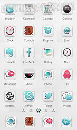 clear white launcher