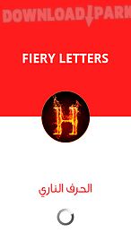 fiery letter