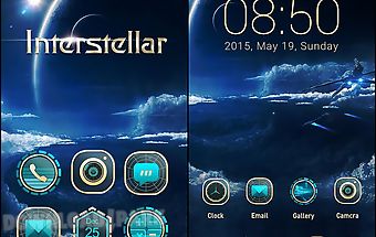 Interstellar go launcher theme