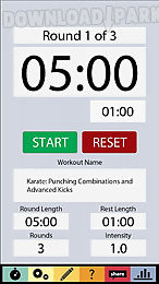 mma training and fitness timer