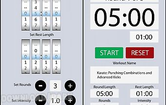 Mma training and fitness timer