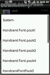 handcent font pack2
