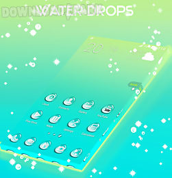 water drops go theme
