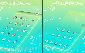 Water drops go theme