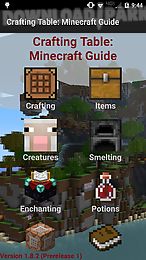 crafting table minecraft guide