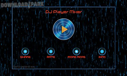 dj player mixer