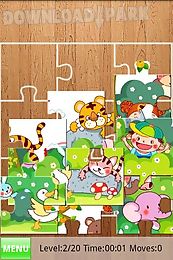 kids fill puzzles