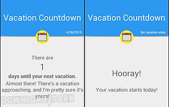 Vacation countdown