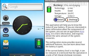 Aura battery indicator/widget
