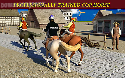 police horse chase: crime city